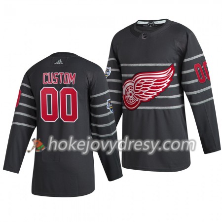 Pánské Hokejový Dres Detroit Red Wings Custom  Šedá Adidas 2020 NHL All-Star Authentic